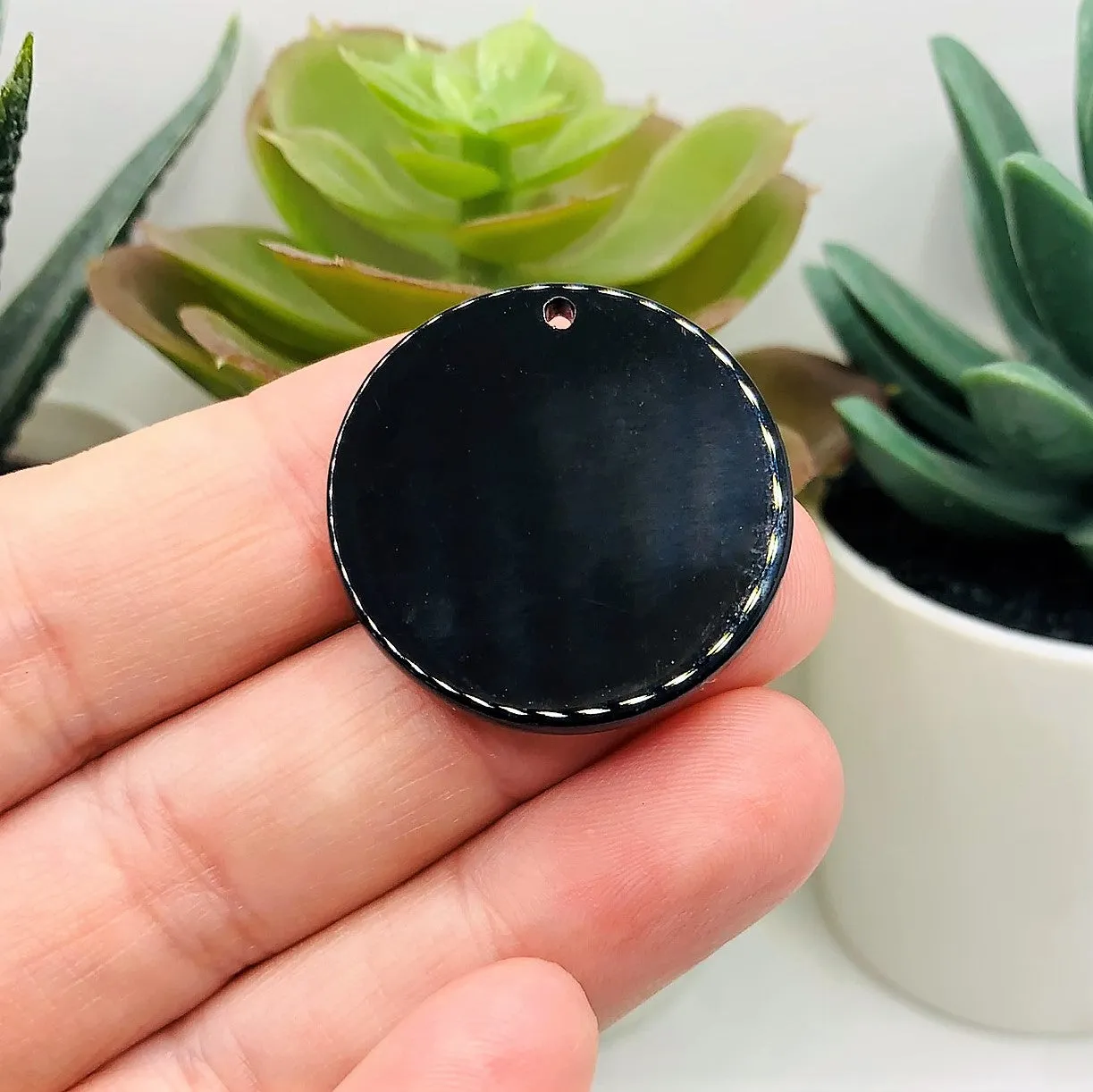 1, 4 or 20 Pieces: Black and White Leopard Print Circle Disk