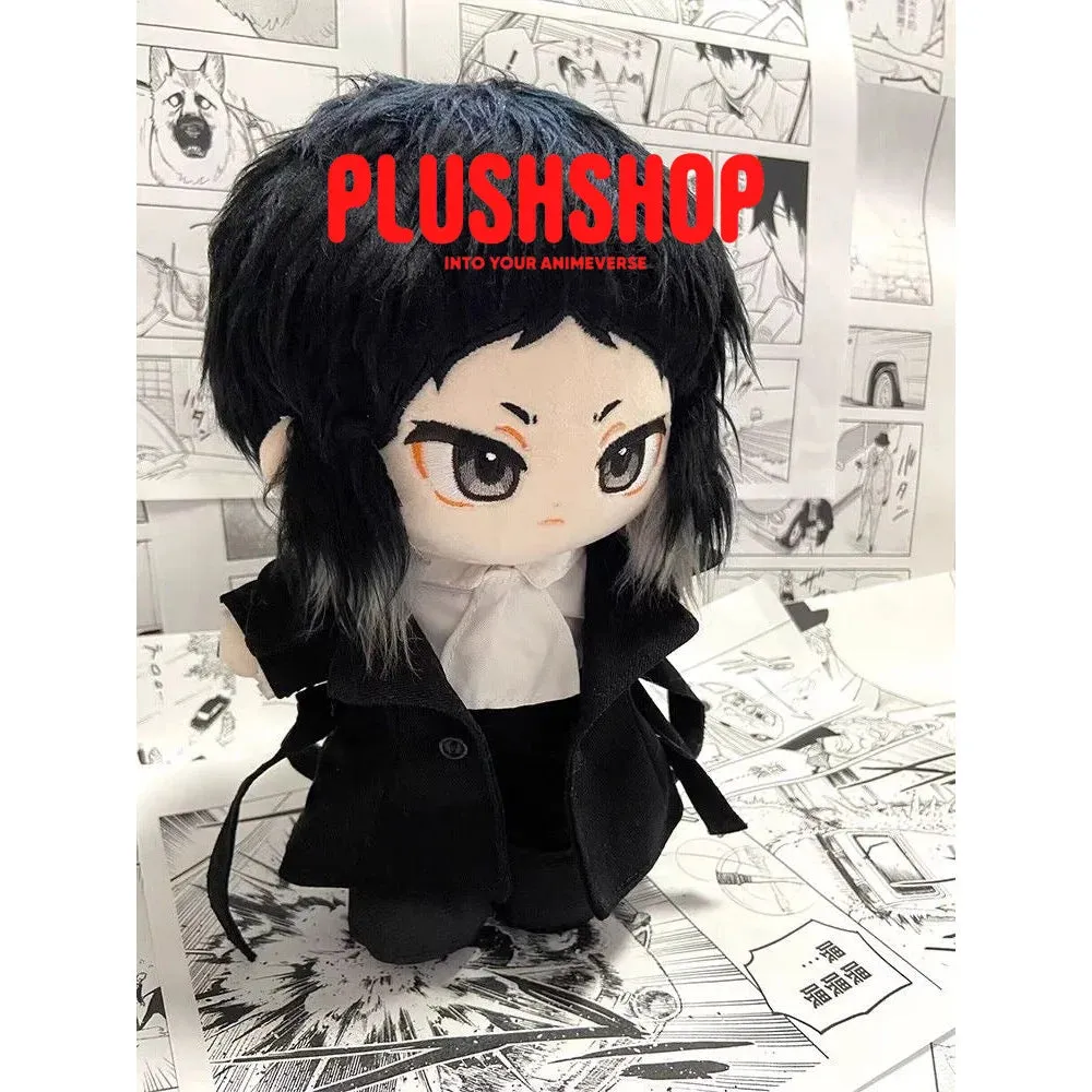 20cm Bungo Stray Dogs Akutagawa Ryunosuke Stuffed Plushie Outfit Changeable