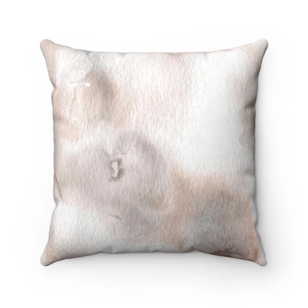 Abstract Boho Pillow Cover | Beige White Grey