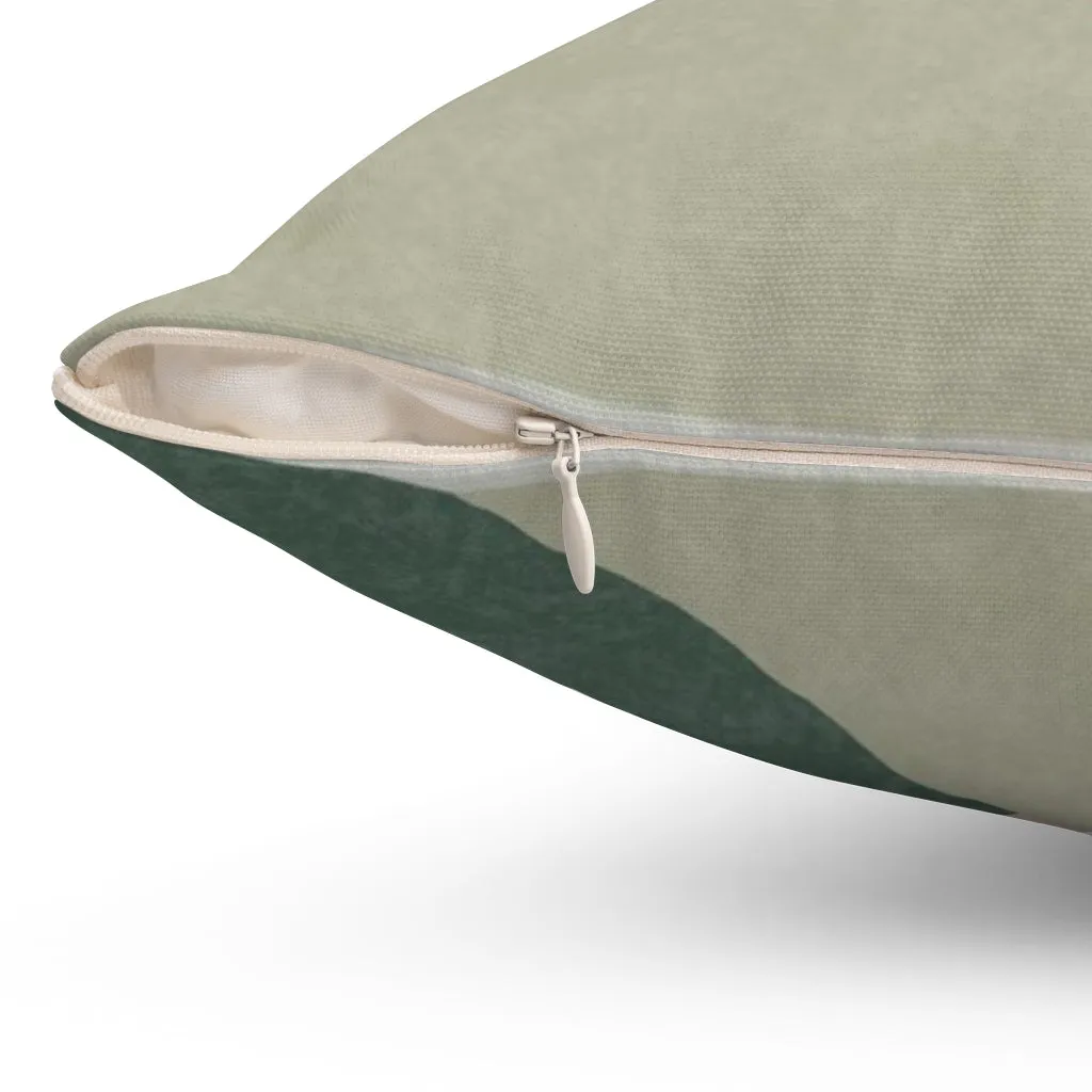 Abstract Boho Pillow Cover | Pastel Blue Green Beige