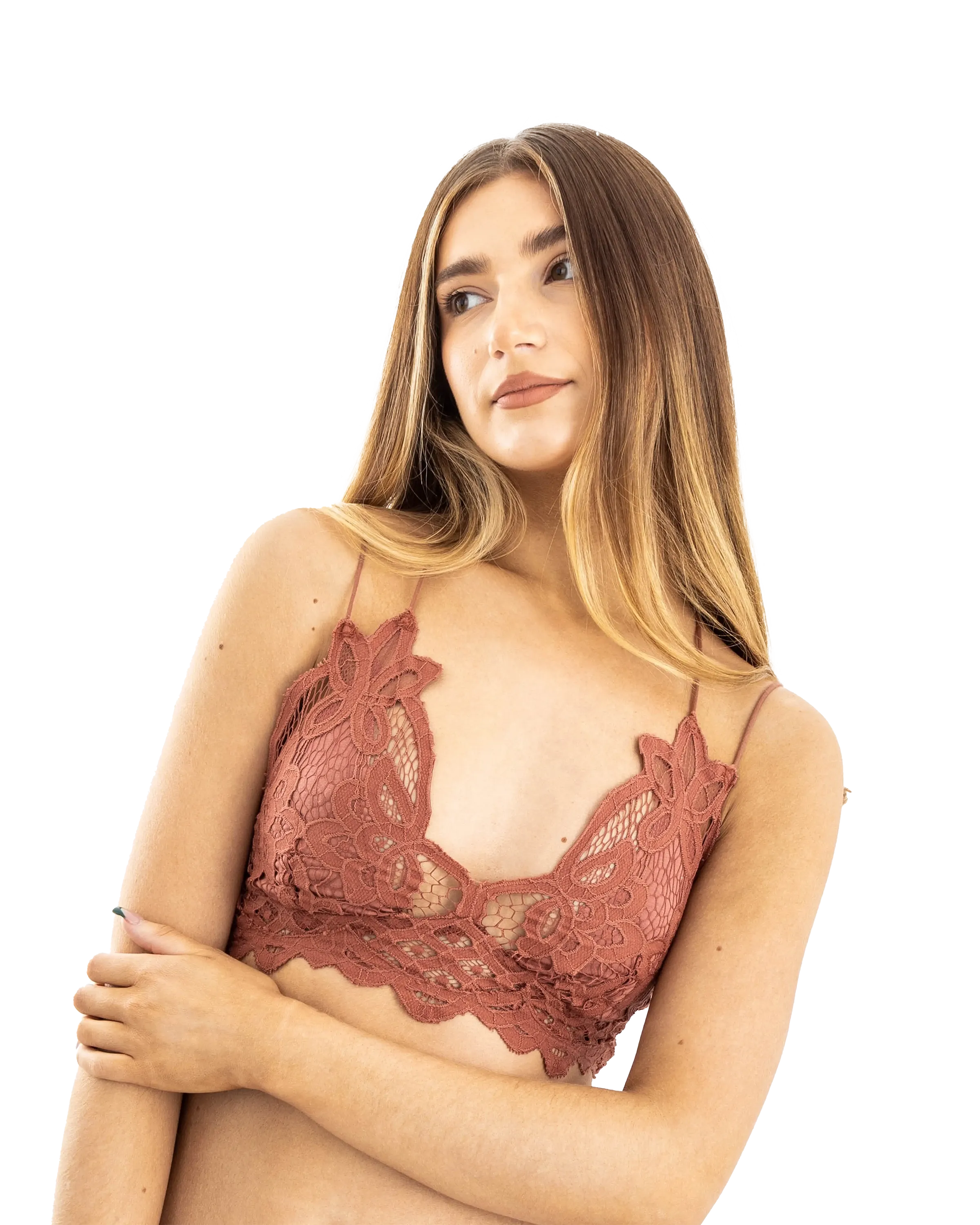 Adella Bralette in Copper