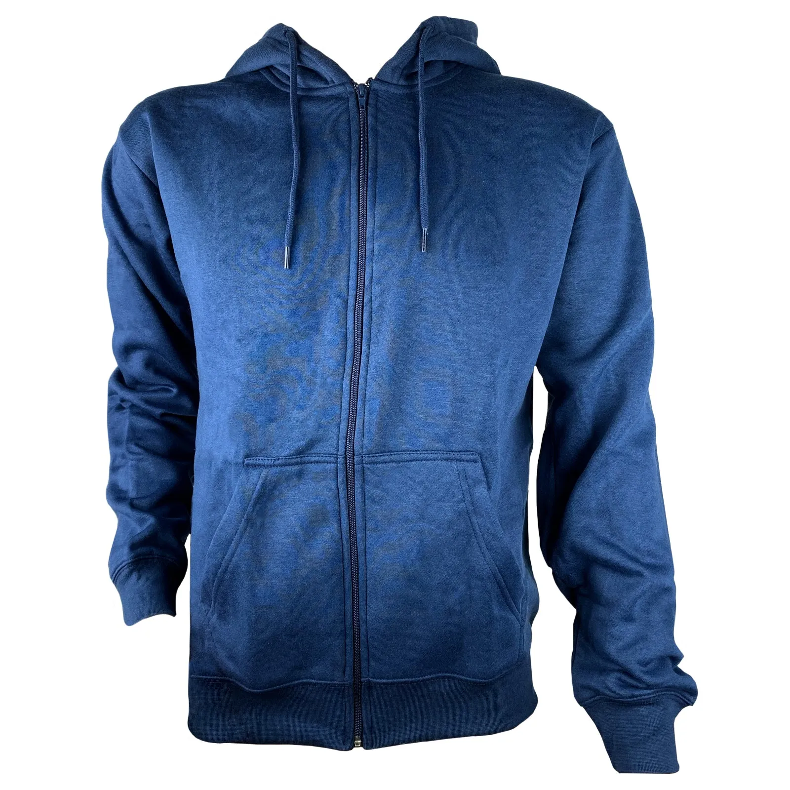 AMOS Mens Zipper Hoody Casual Zip Up Hooded Fleece Inner 8 Colours XS - XXXL