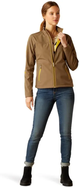 ARIAT Women's New Team Softshell, Rouge Red/Celestial Serape
