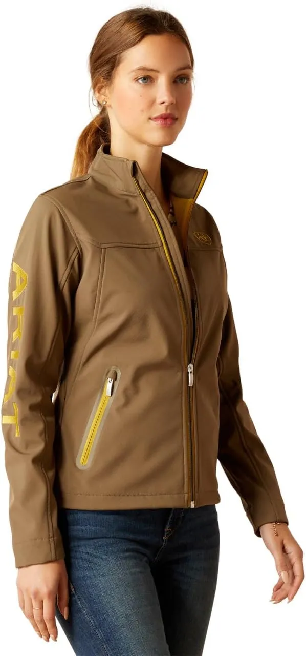 ARIAT Women's New Team Softshell, Rouge Red/Celestial Serape