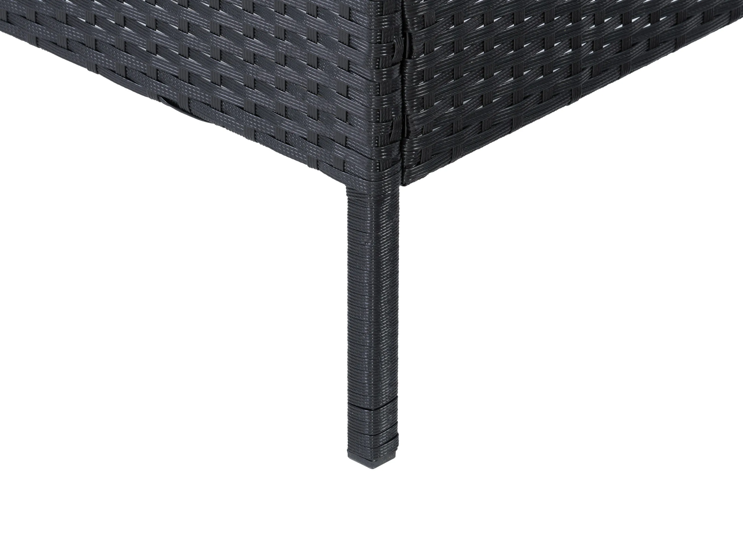 Black and Grey 6pc Patio Sectional Set