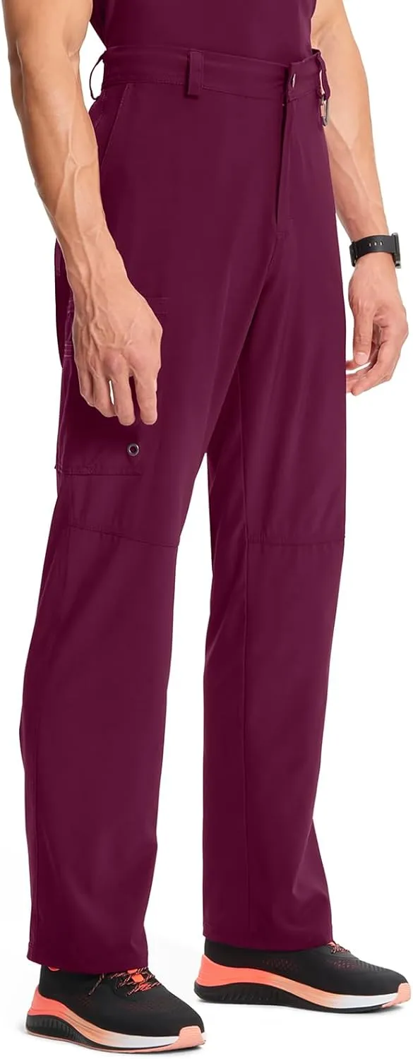 Cherokee Men's Scrub Pants Modern Fit 6 Pockets Tapered Leg with Drawstring CK200A