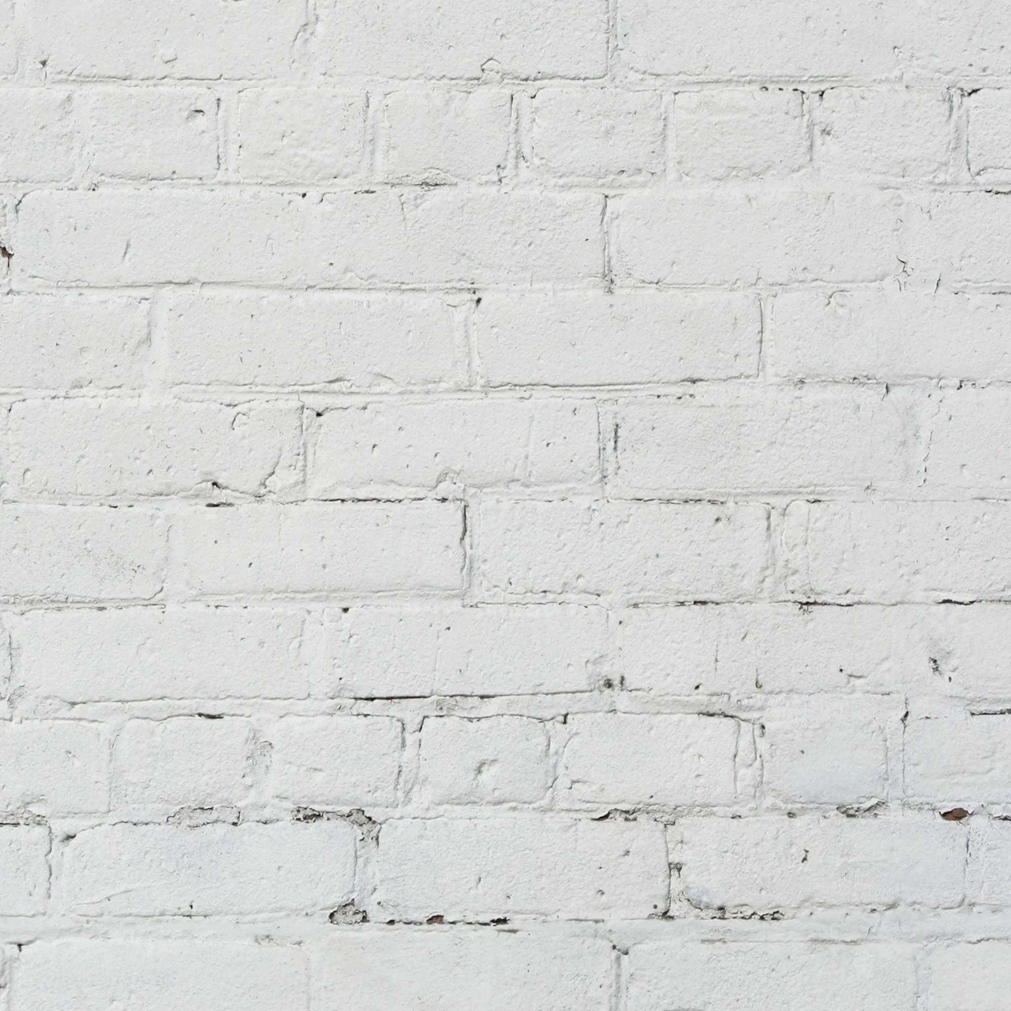 Clean White Brick Wallpaper