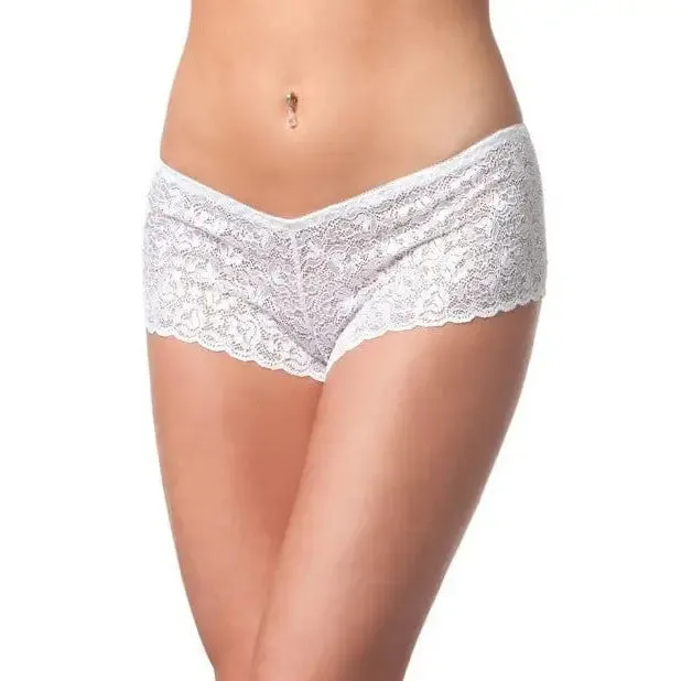 Coquette Low Rise Stretch Scallop Lace Booty Short