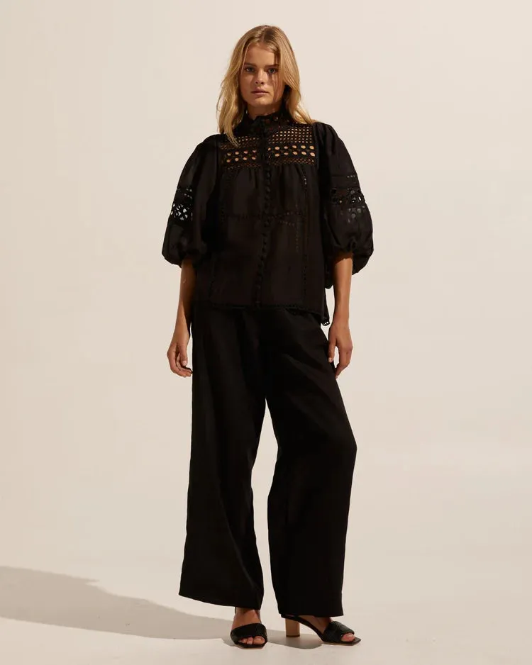 Dedicate Top - Pine, Cafe, Black