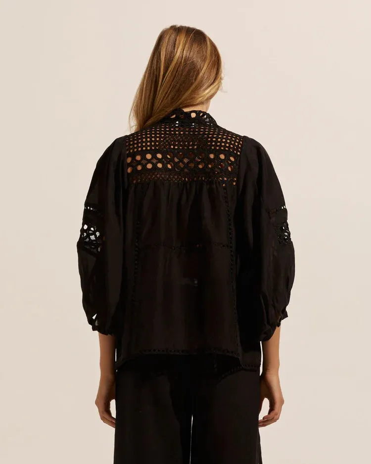 Dedicate Top - Pine, Cafe, Black