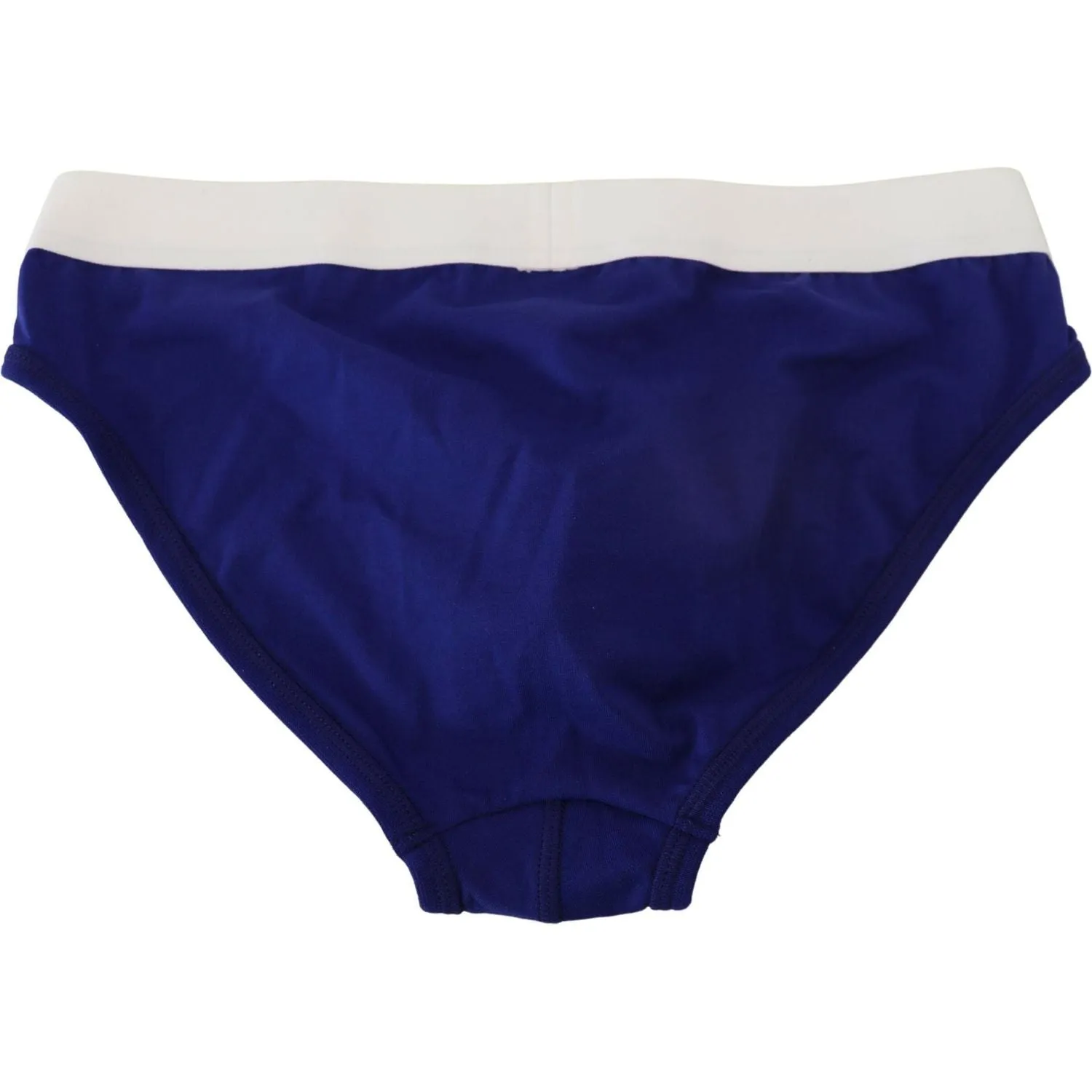 Dsquared² Chic Blue & White Cotton Blend Briefs