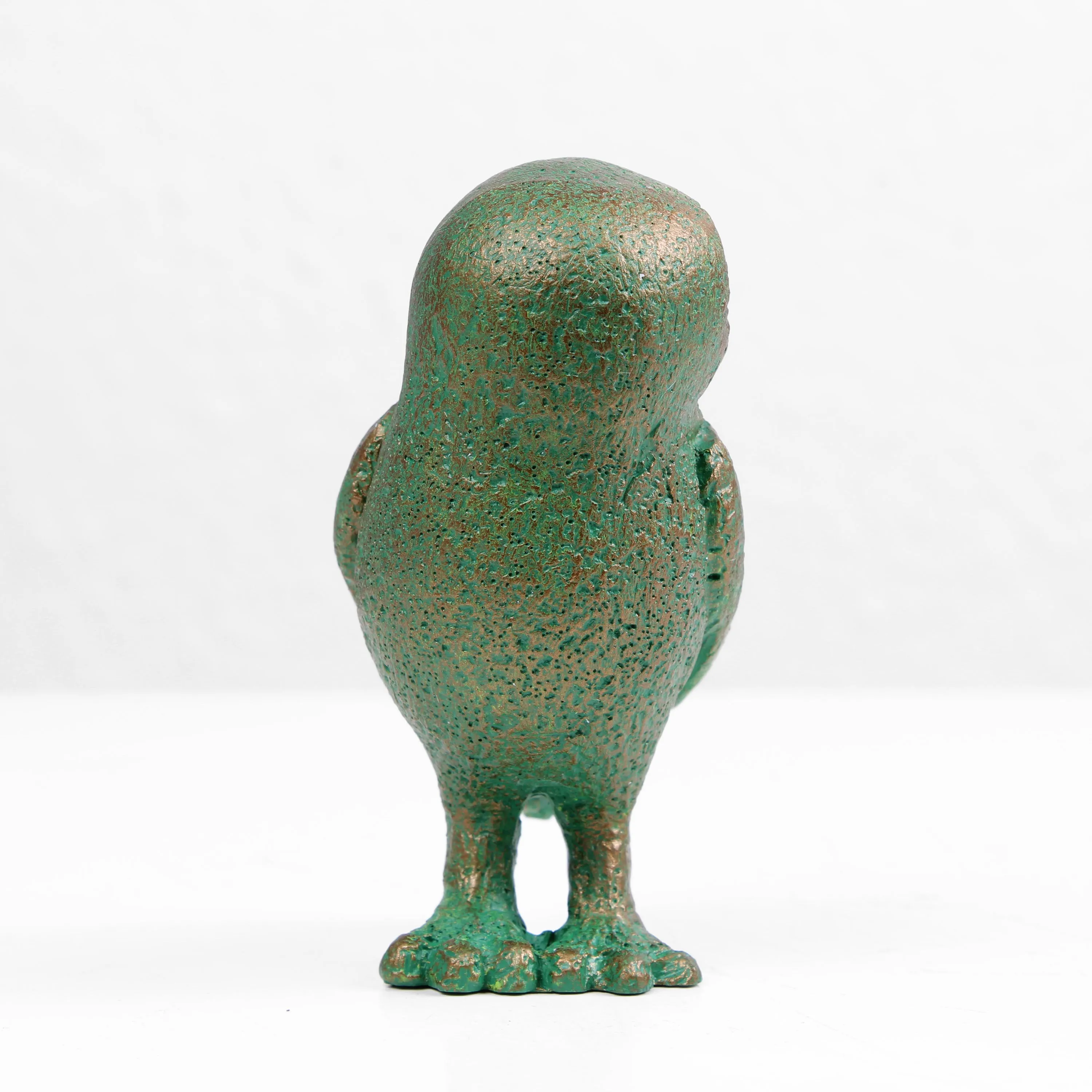 Greek Owl Statue (Cold Cast Bronze Sculpture)