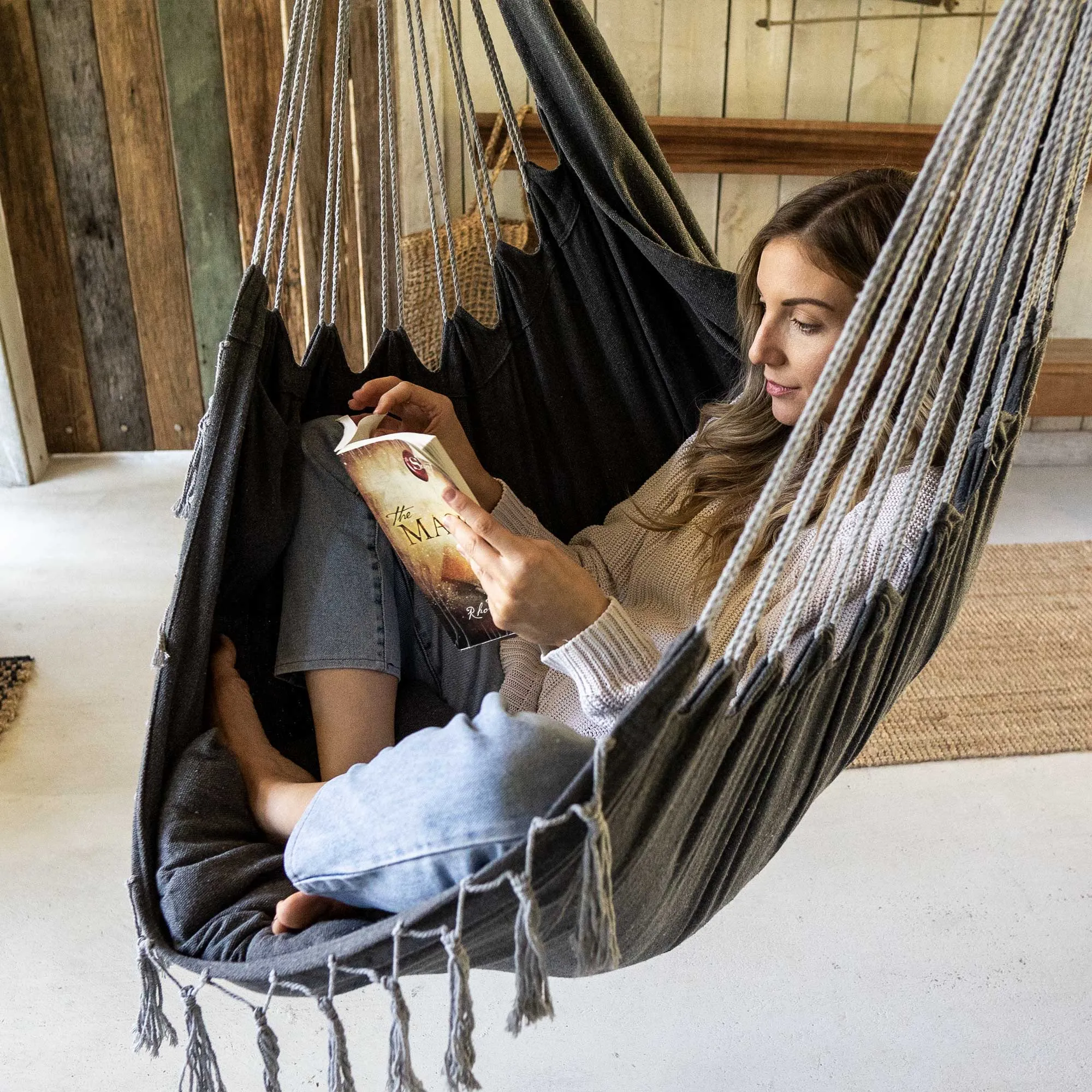Hanging Hammock Chair (Grey)