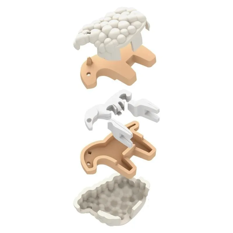Interactive Sheep Puzzle: Halftoys Magnetic 3D Jigsaw for Kids (Ages 3 ) Educational Toy