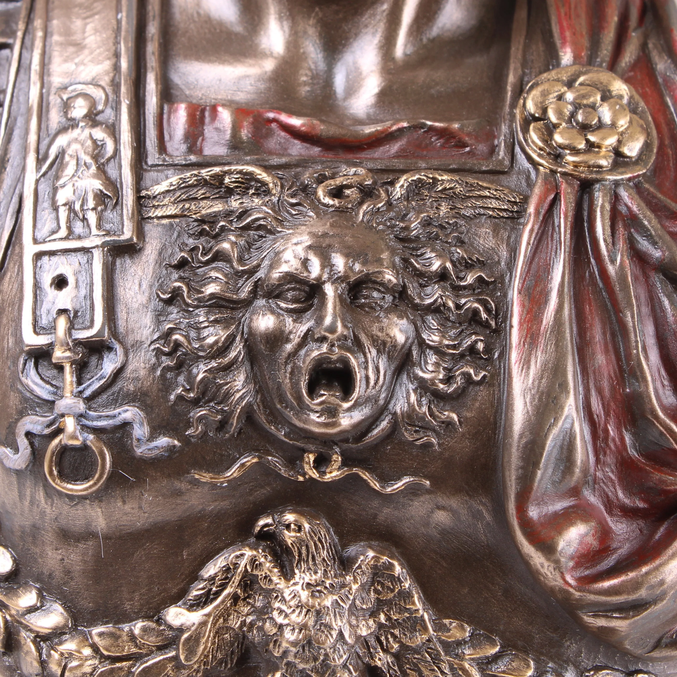 Julius Caesar Bust Statue (Cold Cast Bronze Sculpture)