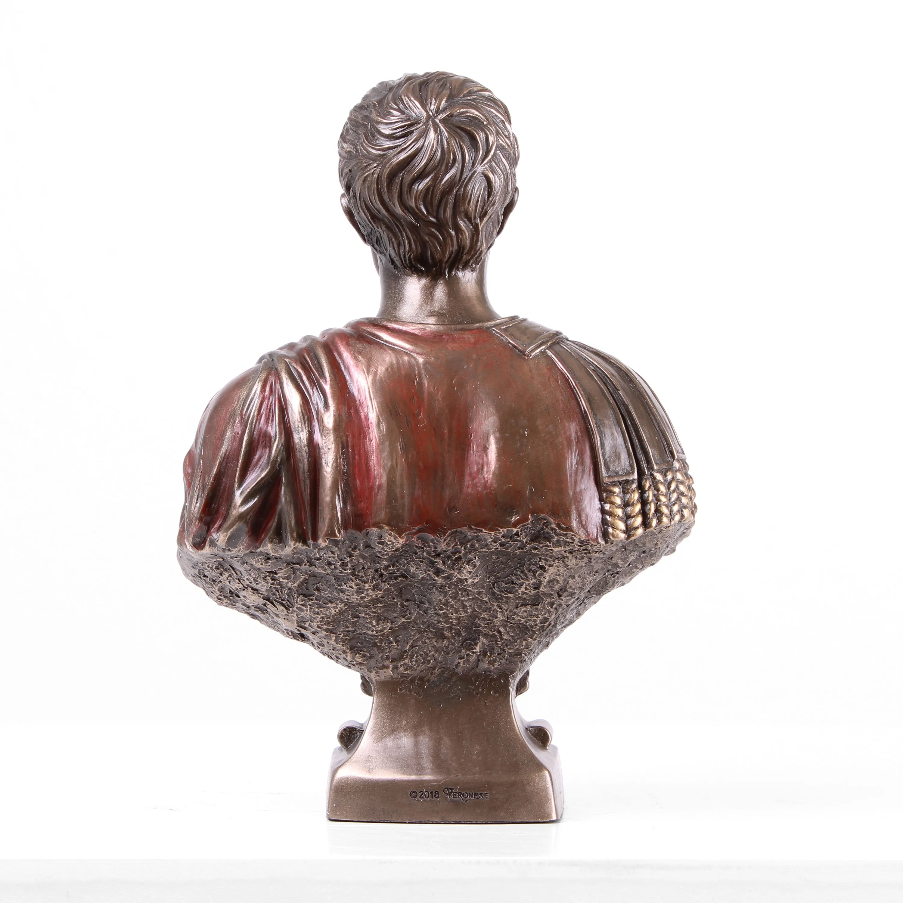 Julius Caesar Bust Statue (Cold Cast Bronze Sculpture)