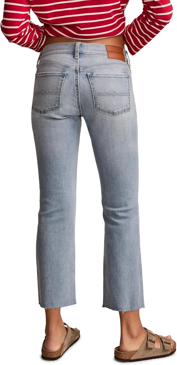Lucky Brand Women's Sweet Mid Rise Kick Crop