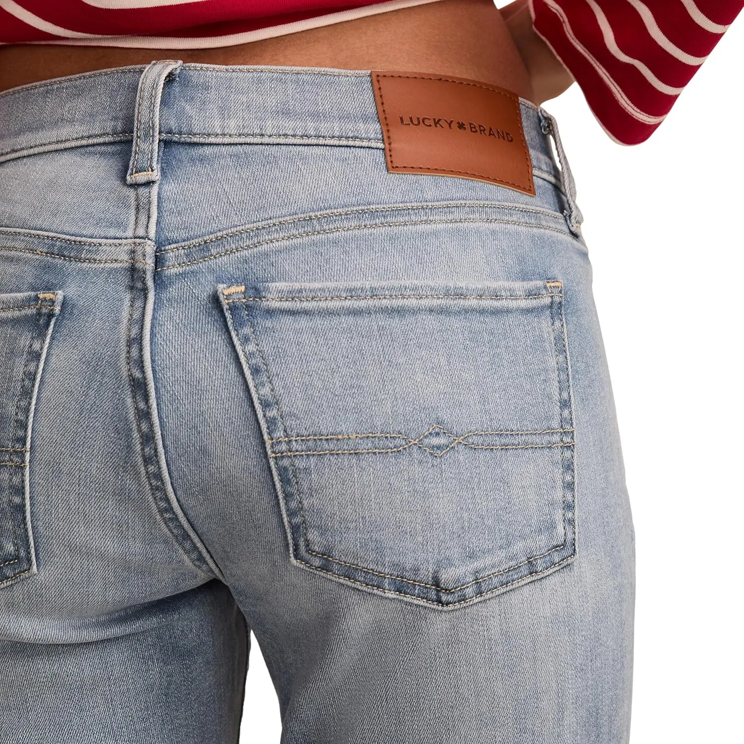 Lucky Brand Women's Sweet Mid Rise Kick Crop