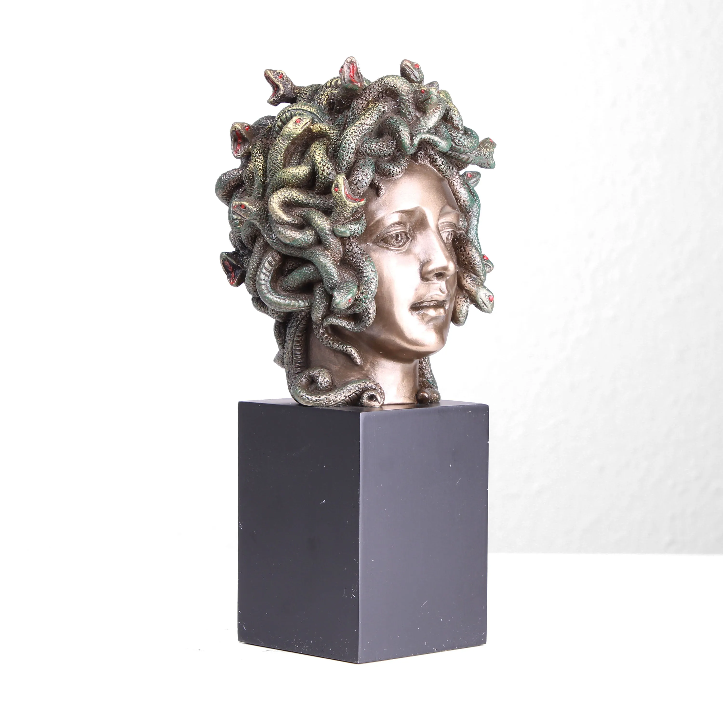 Medusa Head Sculpture in Bronze (Cold Cast Bronze Statue)