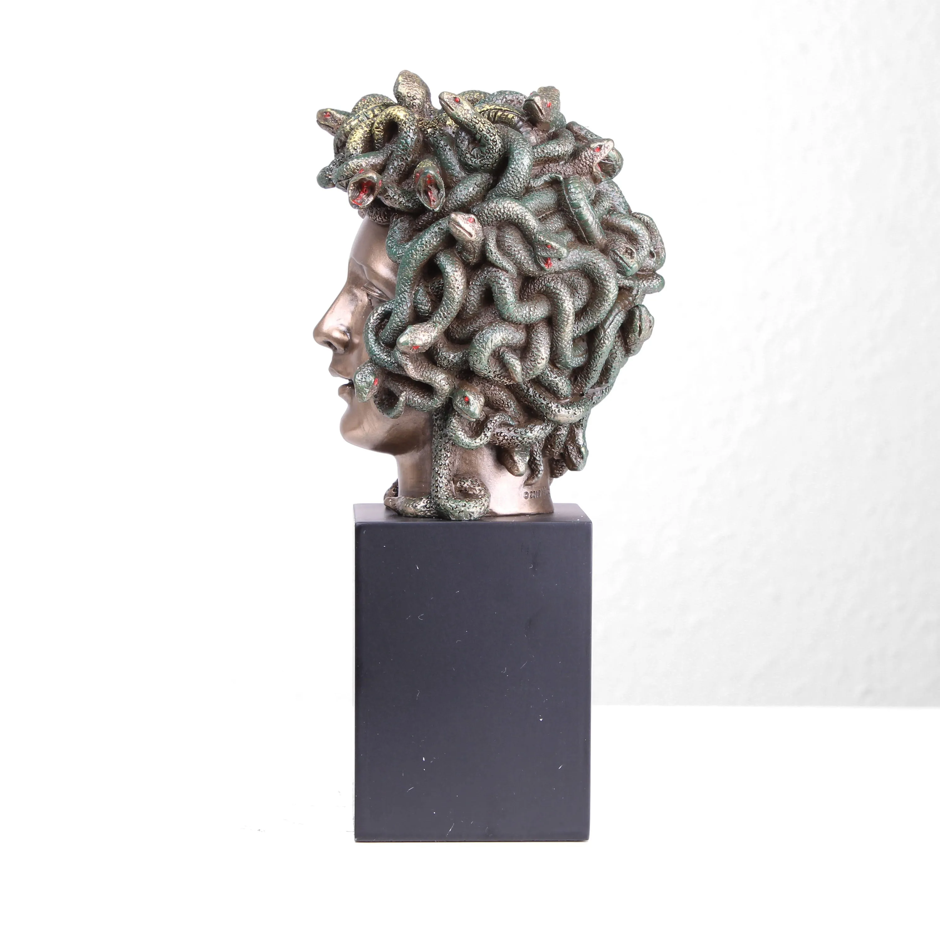 Medusa Head Sculpture in Bronze (Cold Cast Bronze Statue)