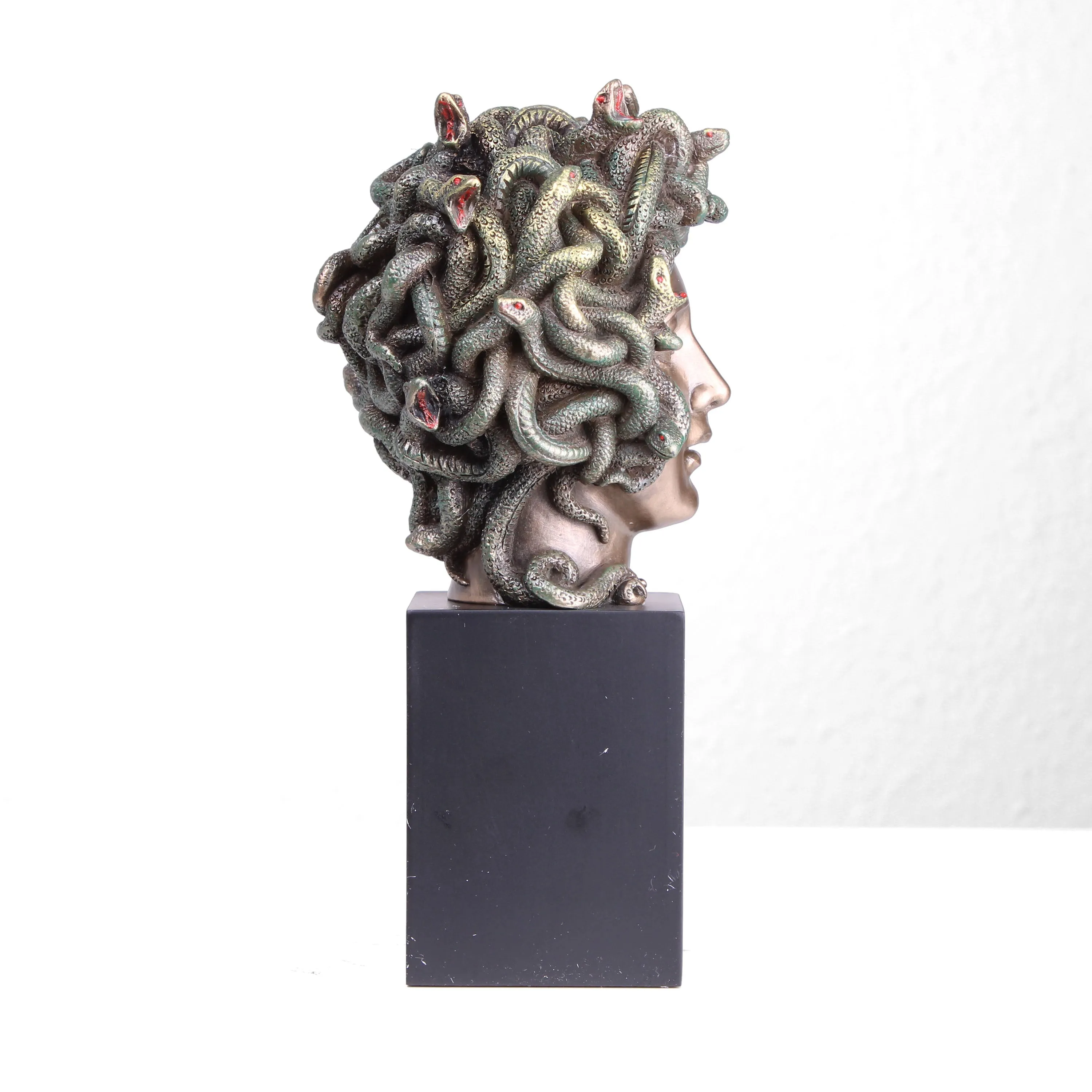 Medusa Head Sculpture in Bronze (Cold Cast Bronze Statue)