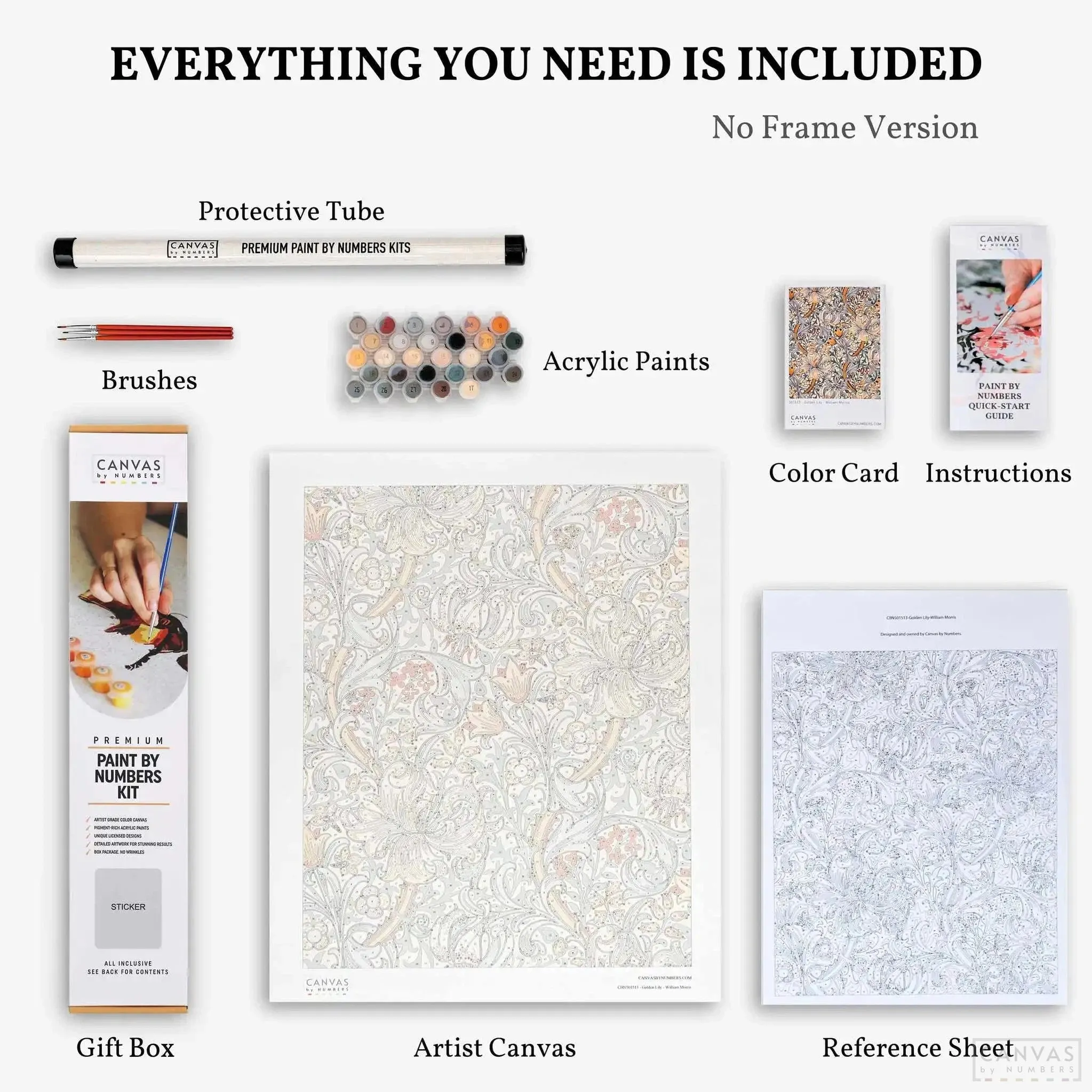 Peaceful Greys: Captivating Wolf Paint by Numbers Kit