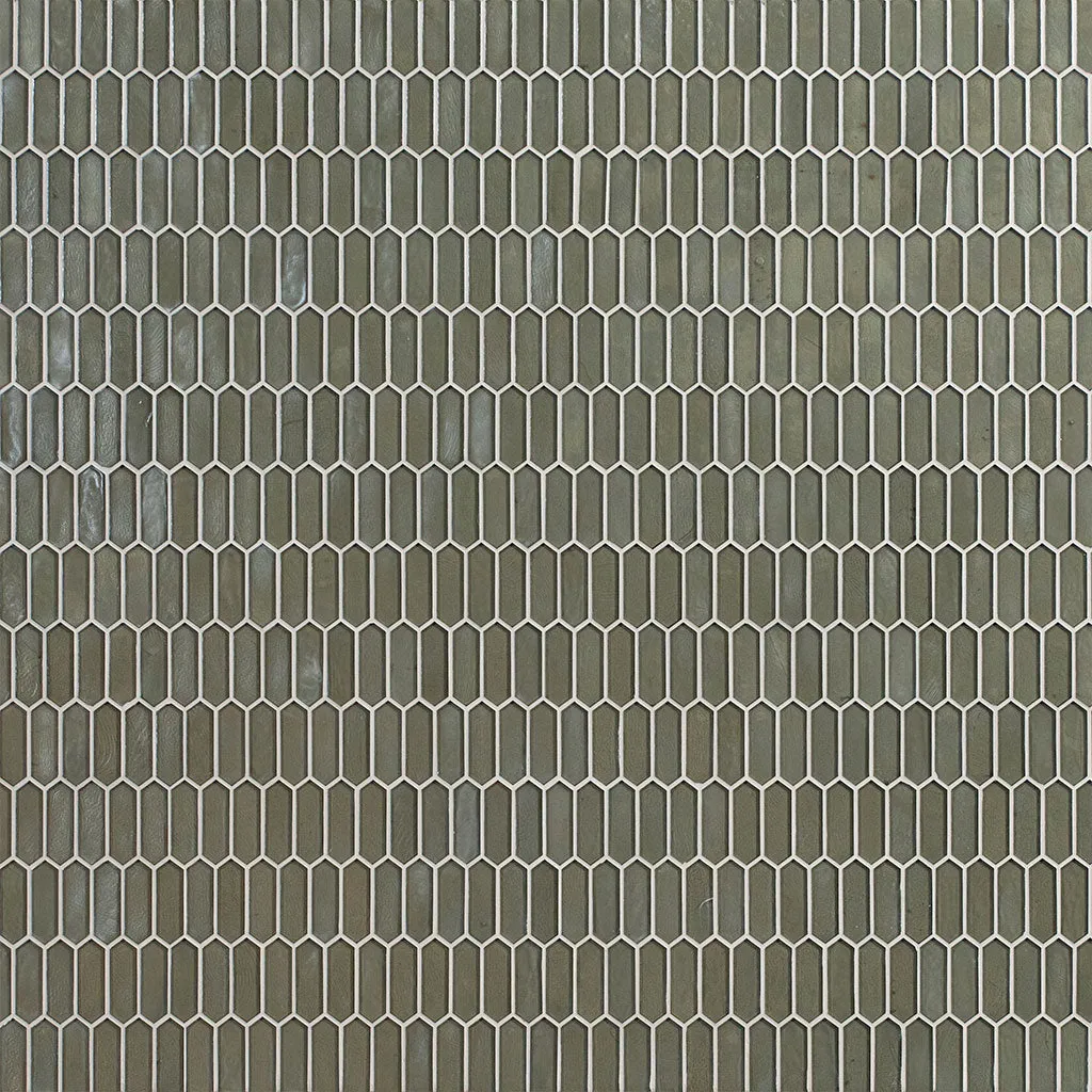 Pixie Grigia, Hexagon Mosaic - Glass Tile