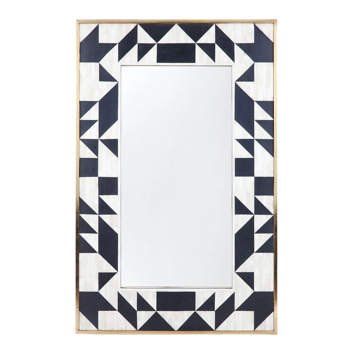 RETURNS STOCK - BRAND NEW - Huxley Bone Inlay Wall Mirror