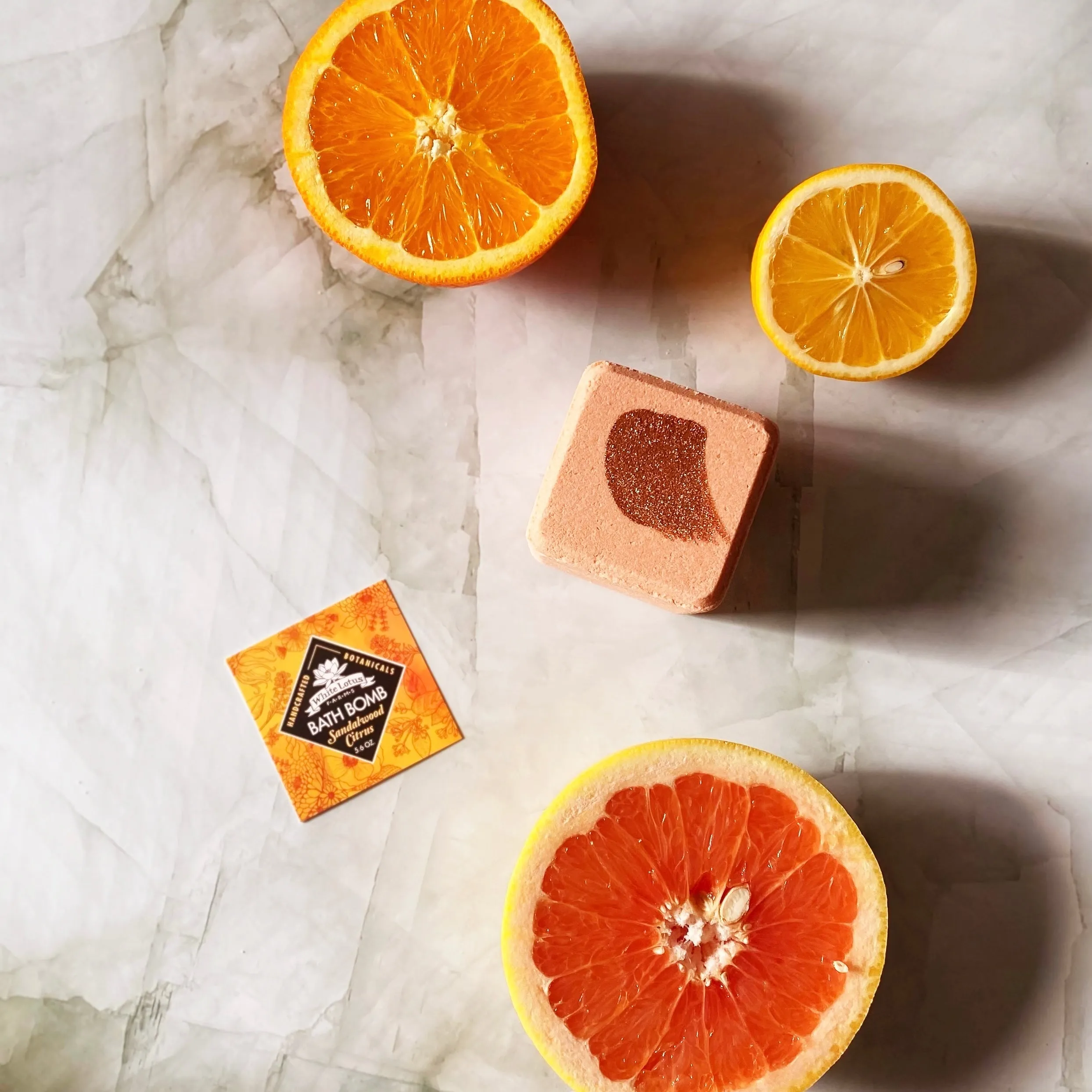 Sandalwood-Citrus Bath Bomb