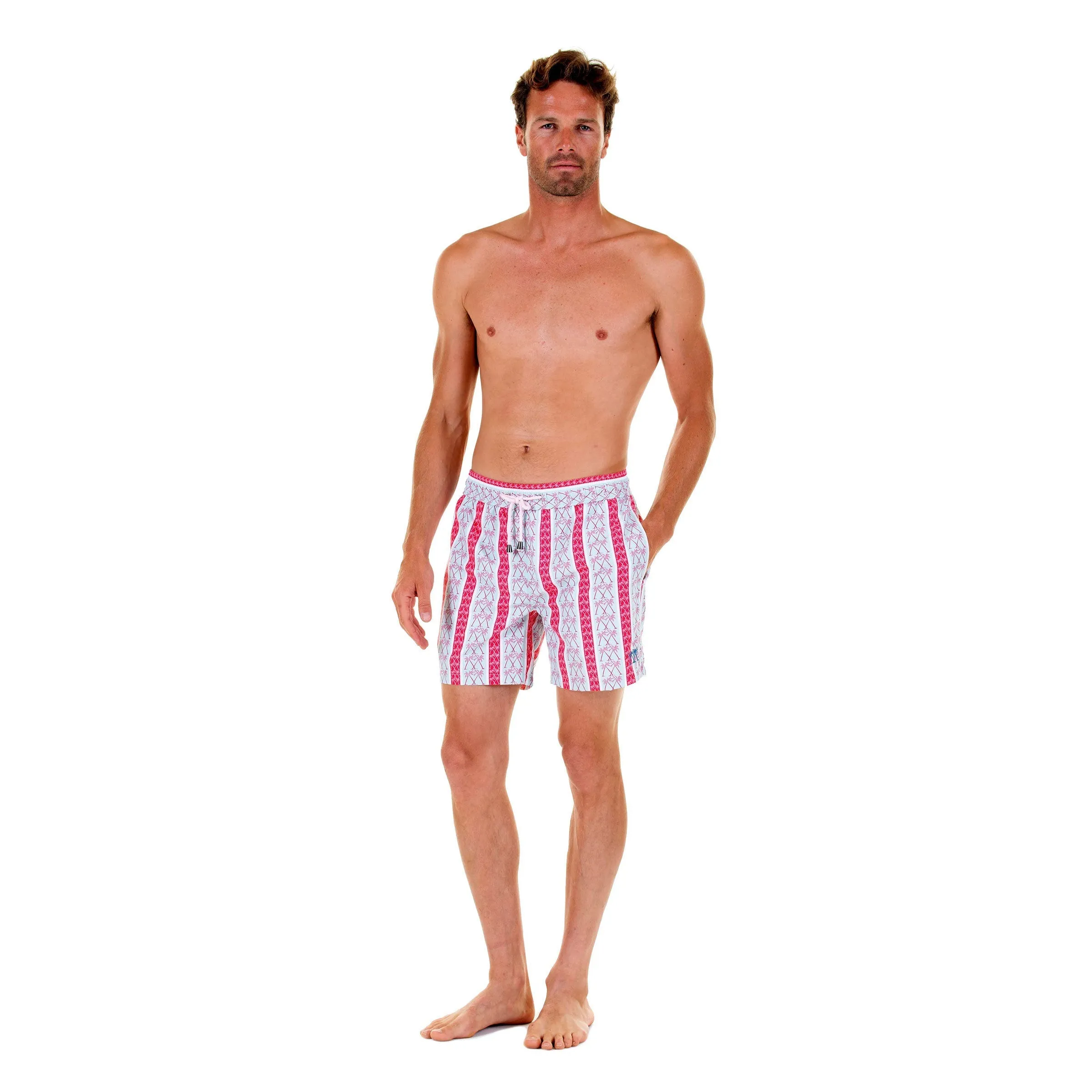 Swim Shorts PALM STRIPE
