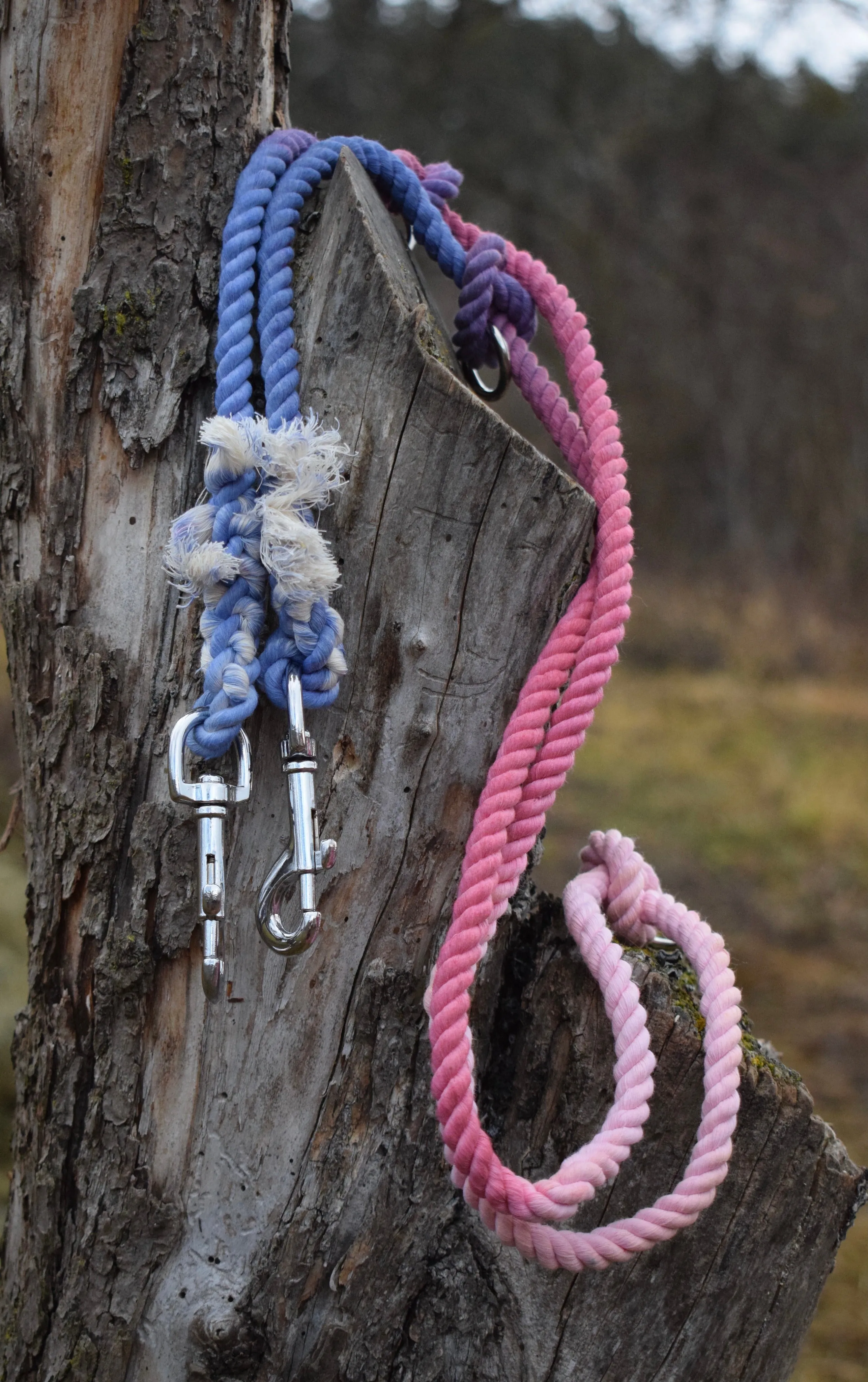 The Lady Dip Dye Adjustable Cotton leash