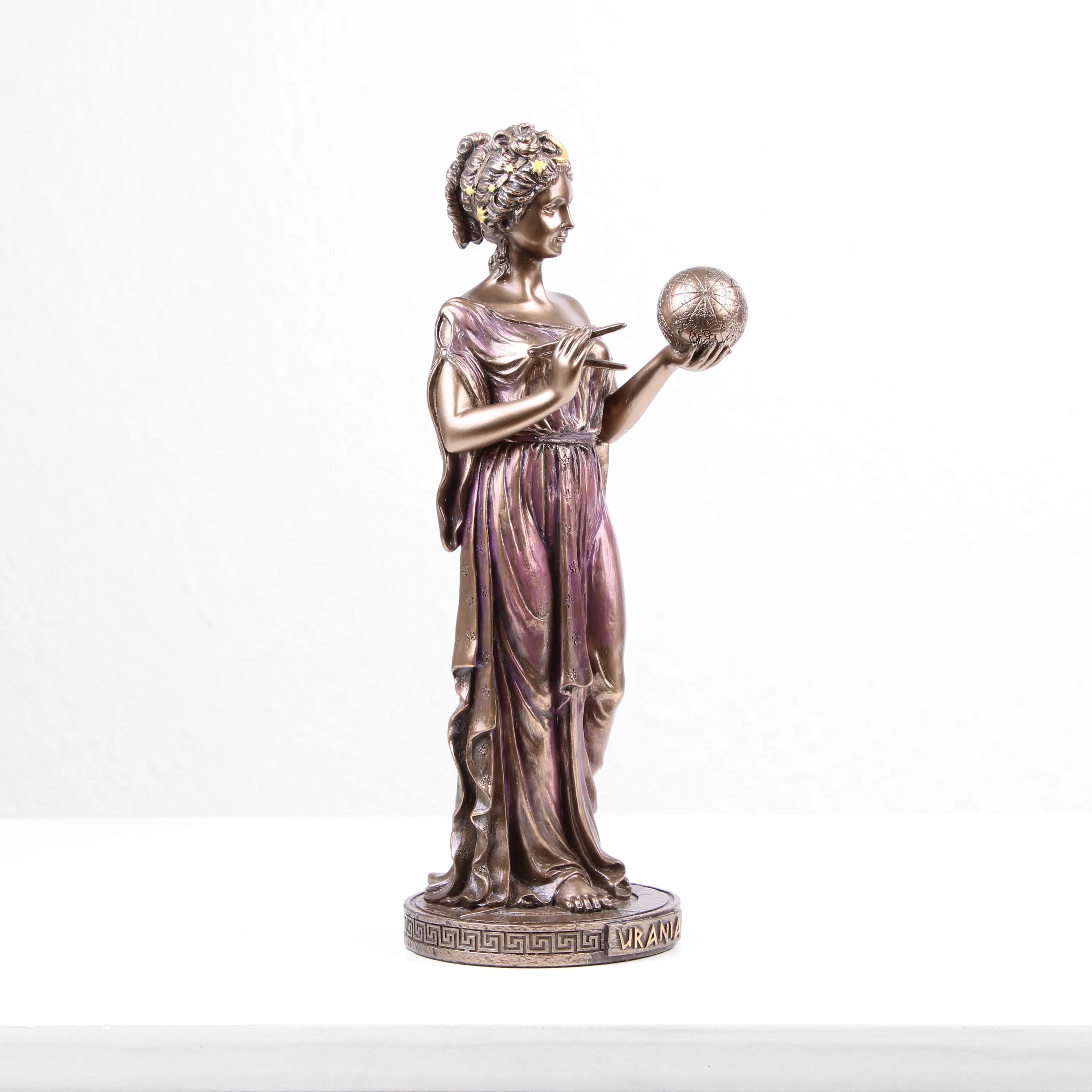 Urania Greek Goddess Statue (Cold Cast Bronze Sculpture)