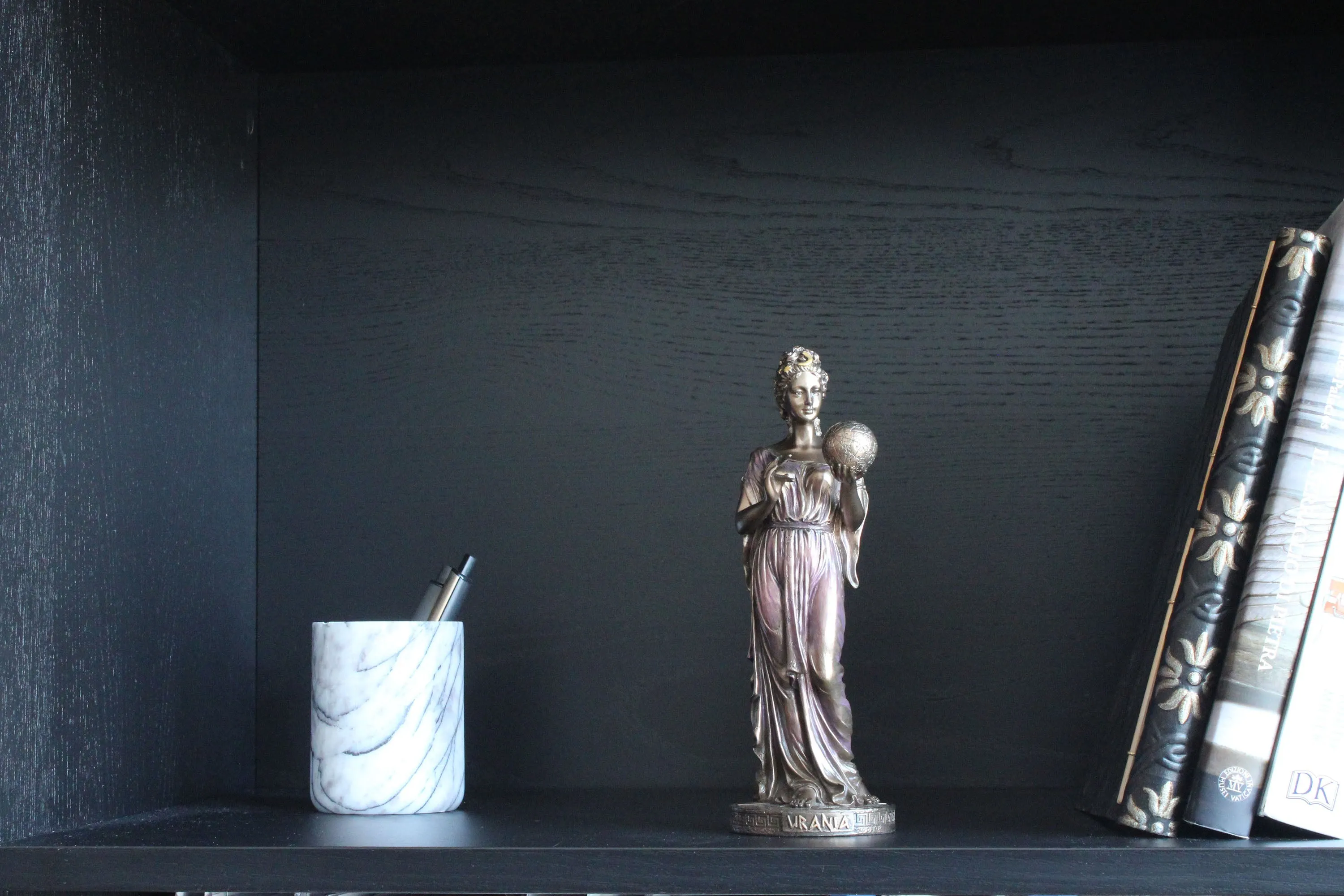 Urania Greek Goddess Statue (Cold Cast Bronze Sculpture)