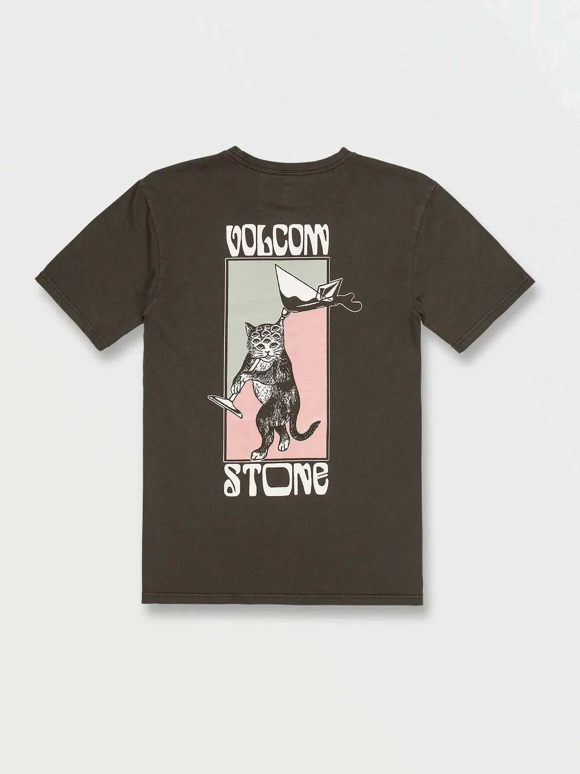 Volcom Feline Short Sleeve Tee - Rinsed Black